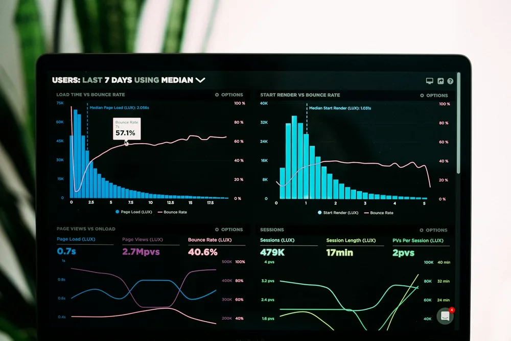 Modular dashboard layout grid showing sidebar, header, and content blocks